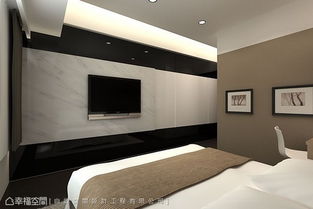 黑白大器 精品旅店之家的室內裝飾工程設計